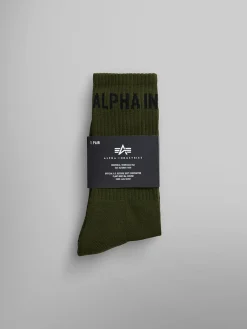 ALPHA LOGO SOCKS