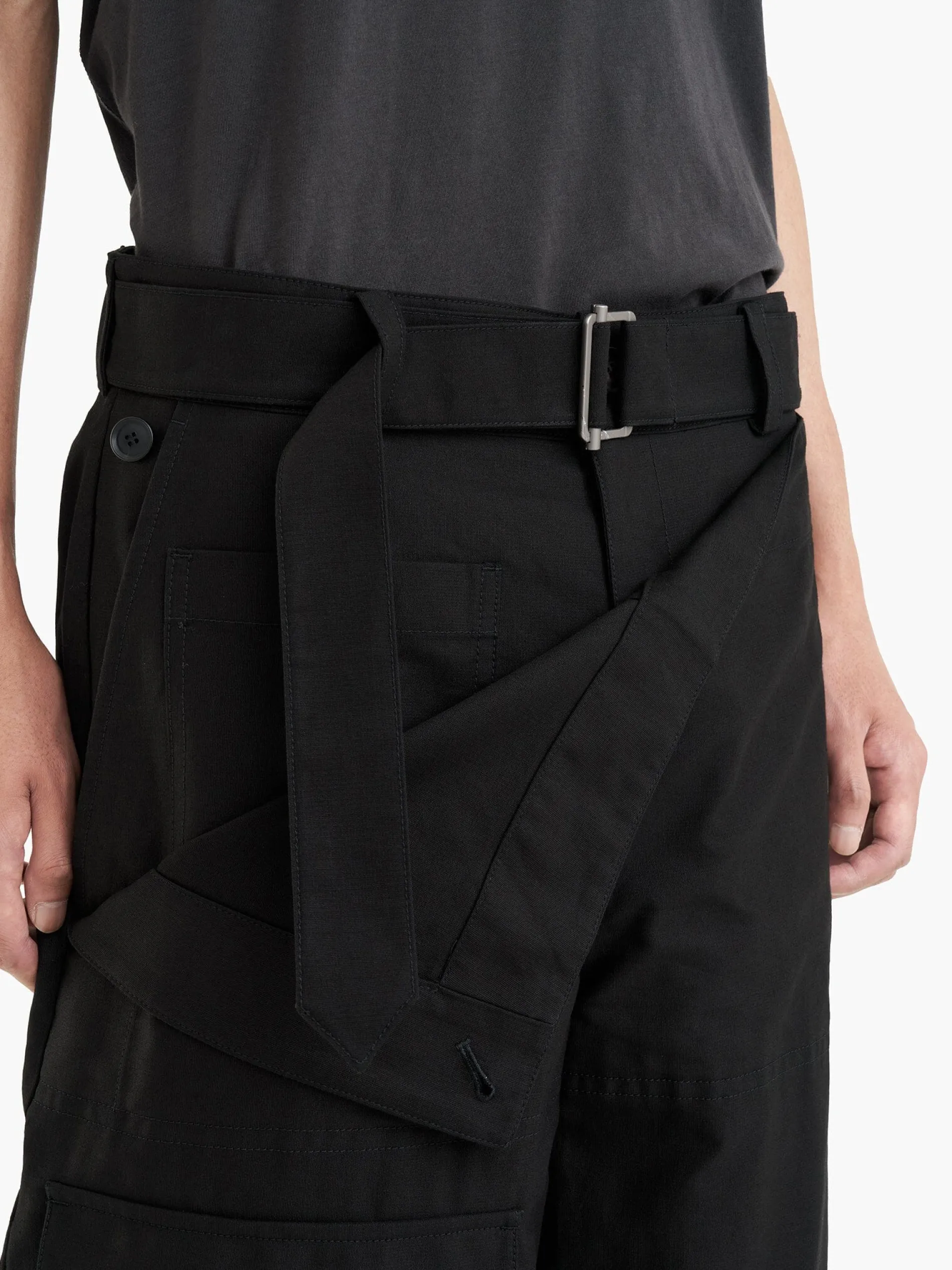 ALPHA X JIYONGKIM DOUBLE FRONT TROUSERS