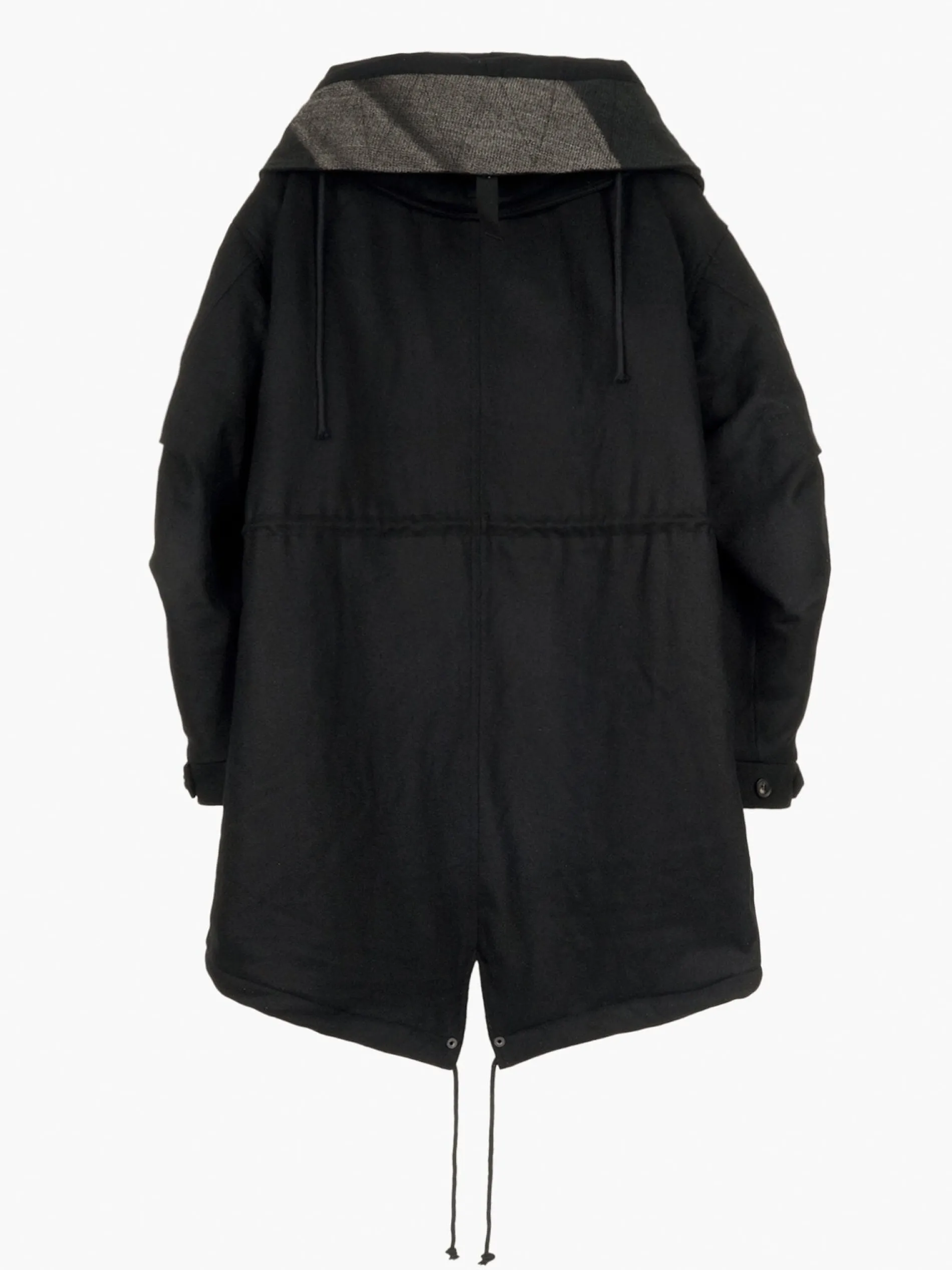 ALPHA X JIYONGKIM SUN-BLEACHED FISHTAIL COAT