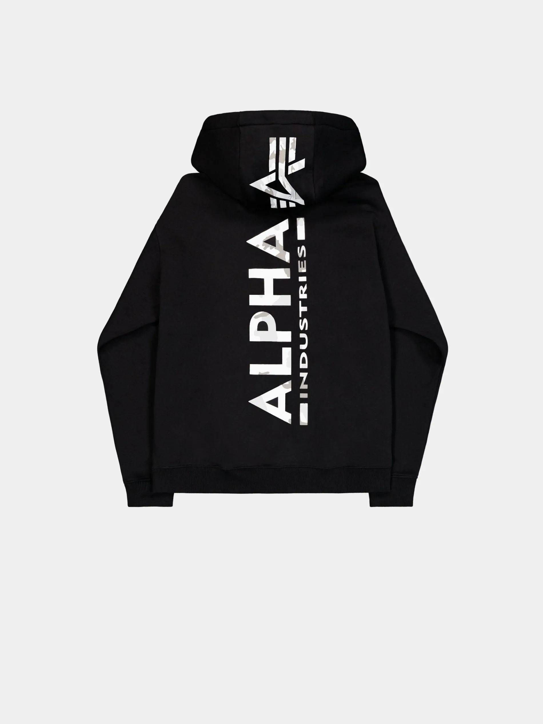 BACK PRINT CAMO HOODIE