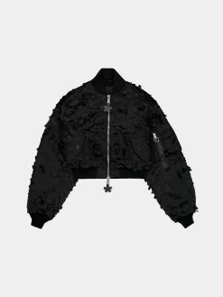 CECILIE BAHNSEN X ALPHA MA-1 LASER CUT BOMBER