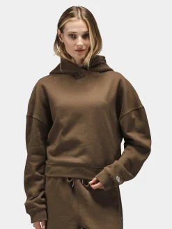 ESSENTIAL CROPPED HOODIE WOMENS