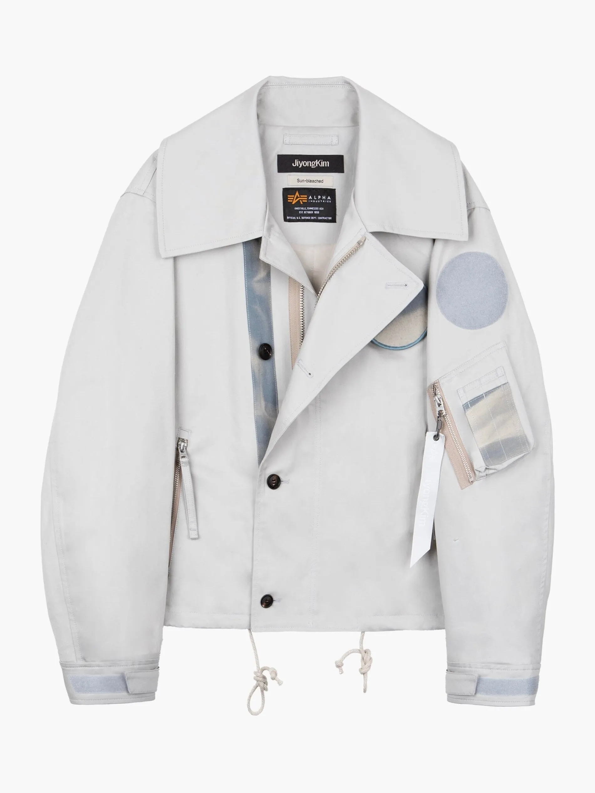 JIYONG KIM X ALPHA SUN BLEACHED WIDE COLLAR