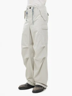 JIYONG KIM X ALPHA SUN BLEACHED MULTI POCKET PANT
