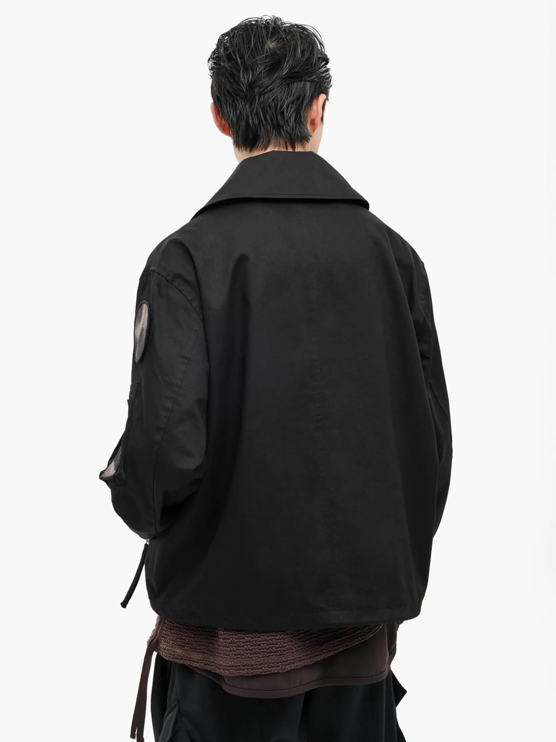 JIYONG KIM X ALPHA SUN BLEACHED WIDE COLLAR