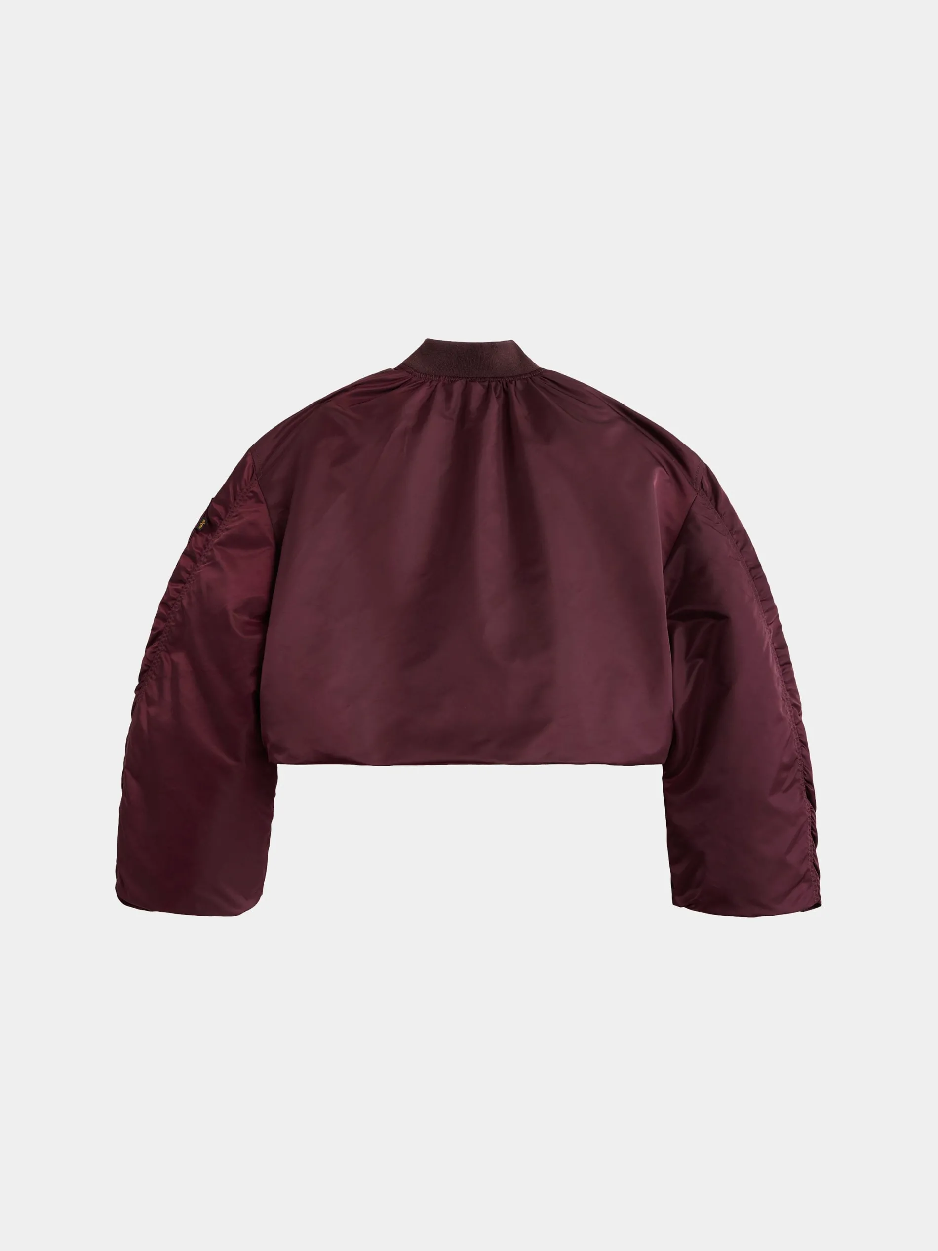 KNIT RIB MA-1 FLIGHT JACKET WOMENS