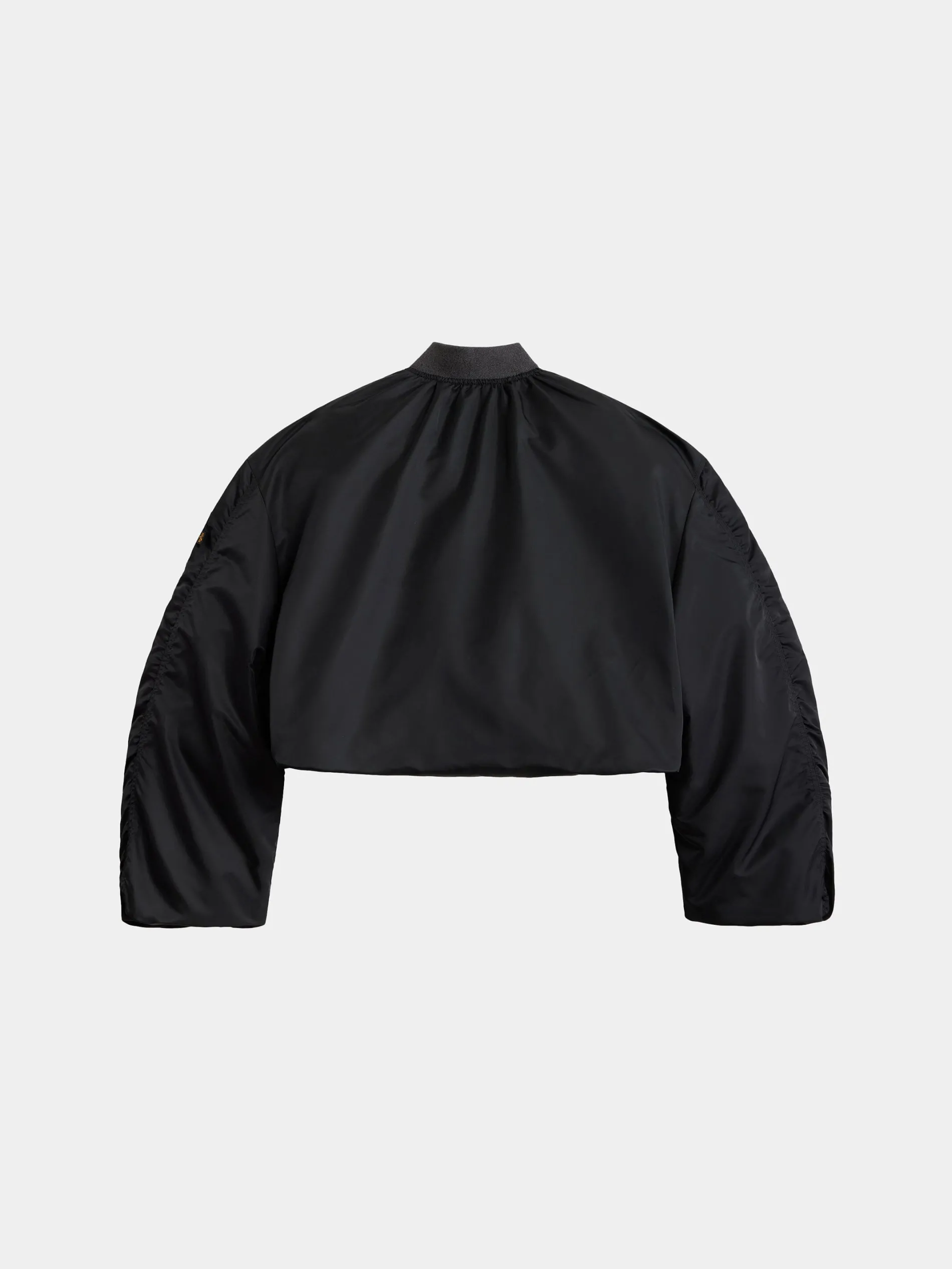 KNIT RIB MA-1 FLIGHT JACKET WOMENS