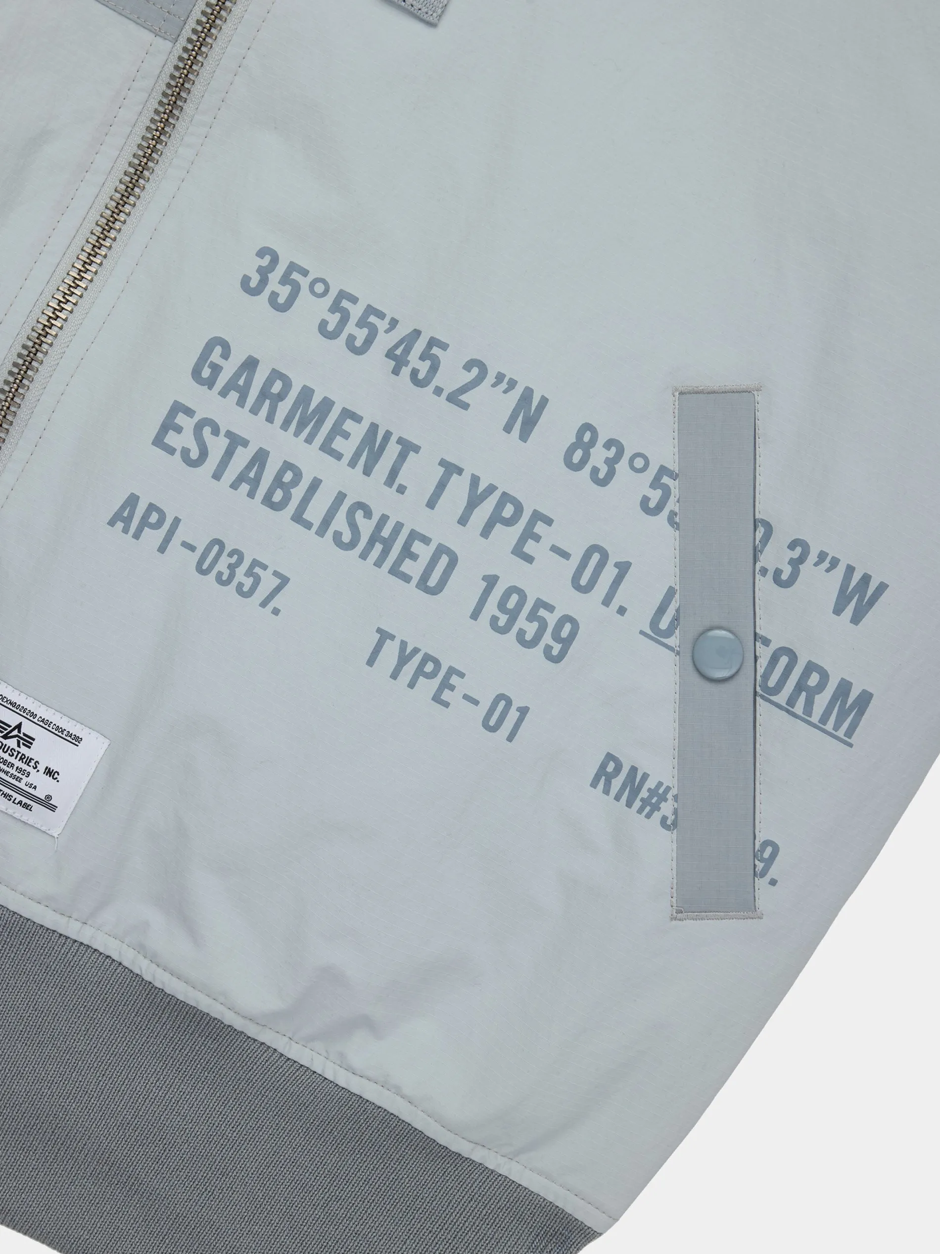 L-2B RELAXED PATCHWORK FLIGHT JACKET