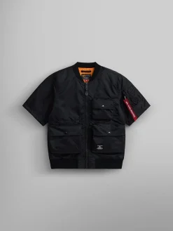 L-2B SHORT SLEEVE BOMBER JACKET