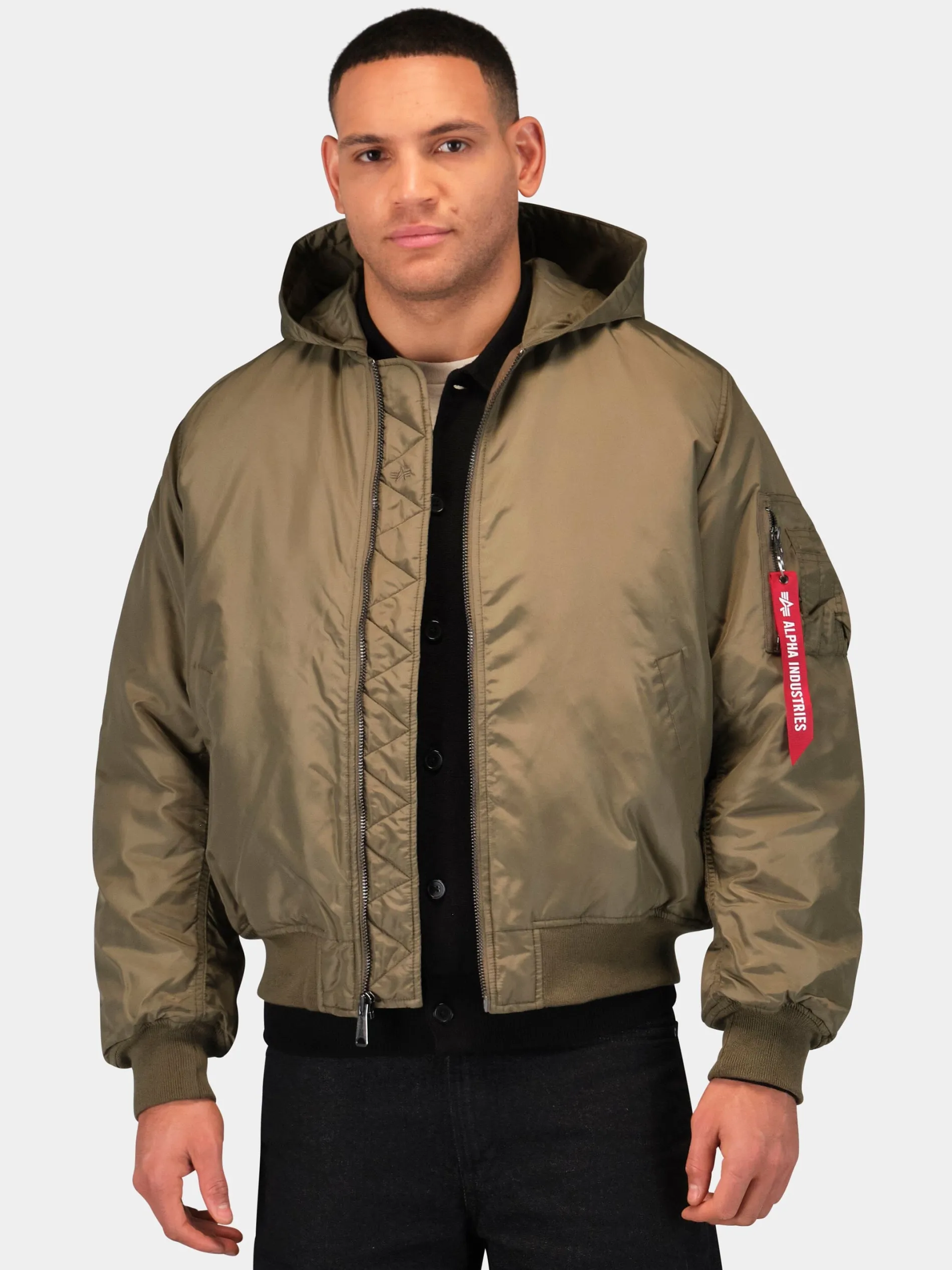 MA-1 HOODED OXFORD FLIGHT JACKET