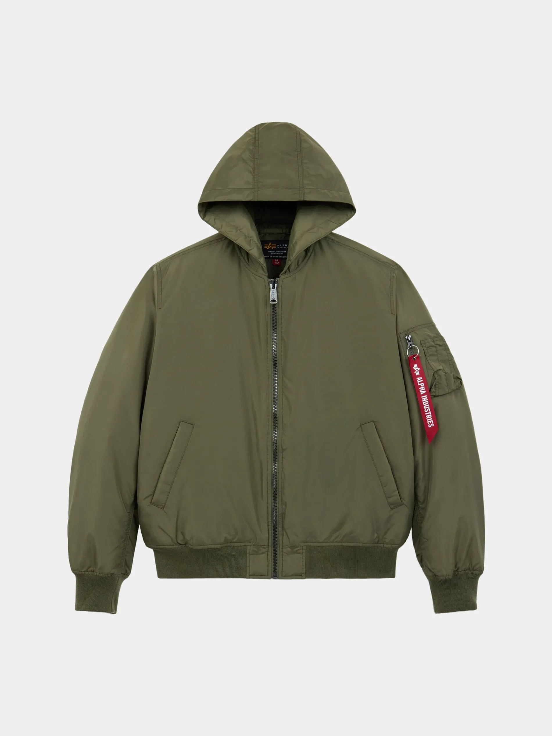 MA-1 HOODED OXFORD FLIGHT JACKET