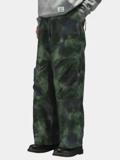 OVERSIZED WASHED PANT (OLIVE RD CAMO)