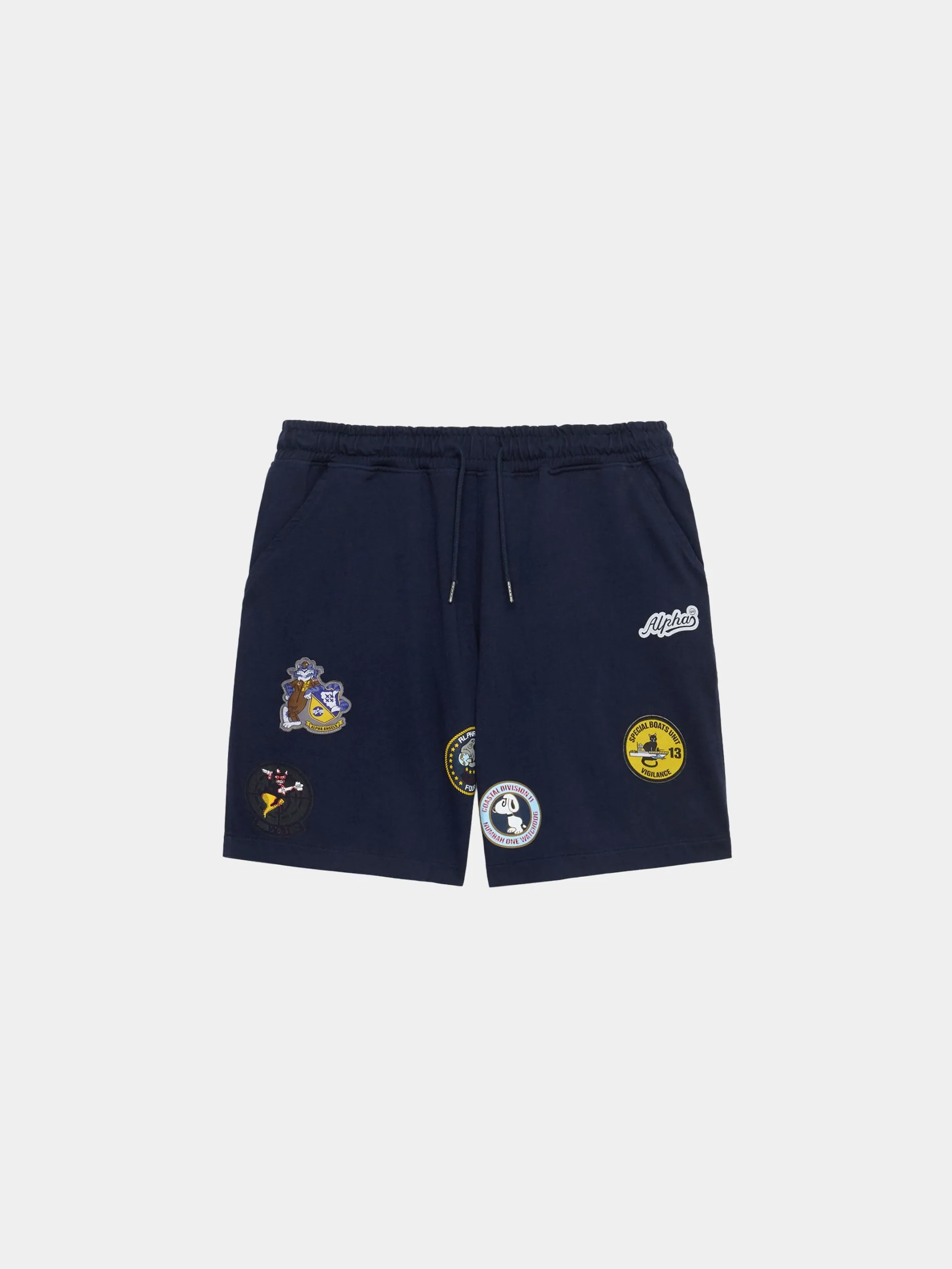 PATCHED JERSEY SHORT