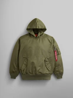 PULL-OVER MA-1 JACKET HOODIE