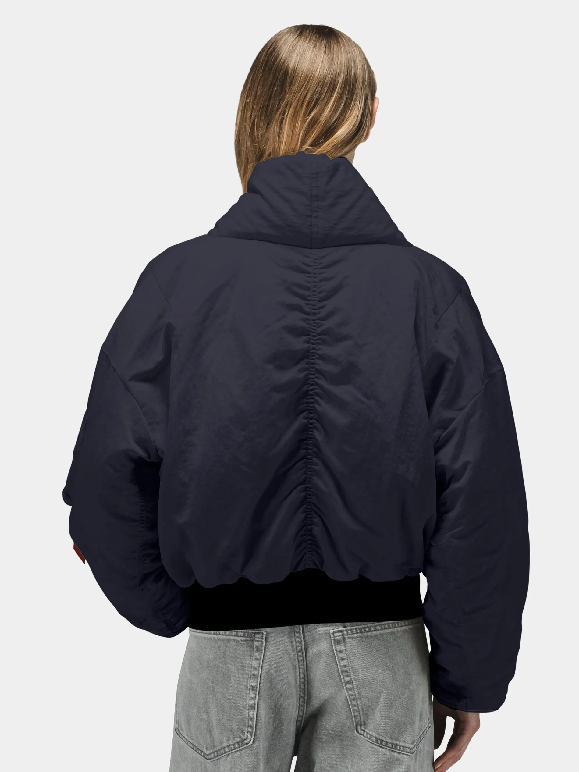 SHAWL COLLAR BOMBER JACKET WOMENS