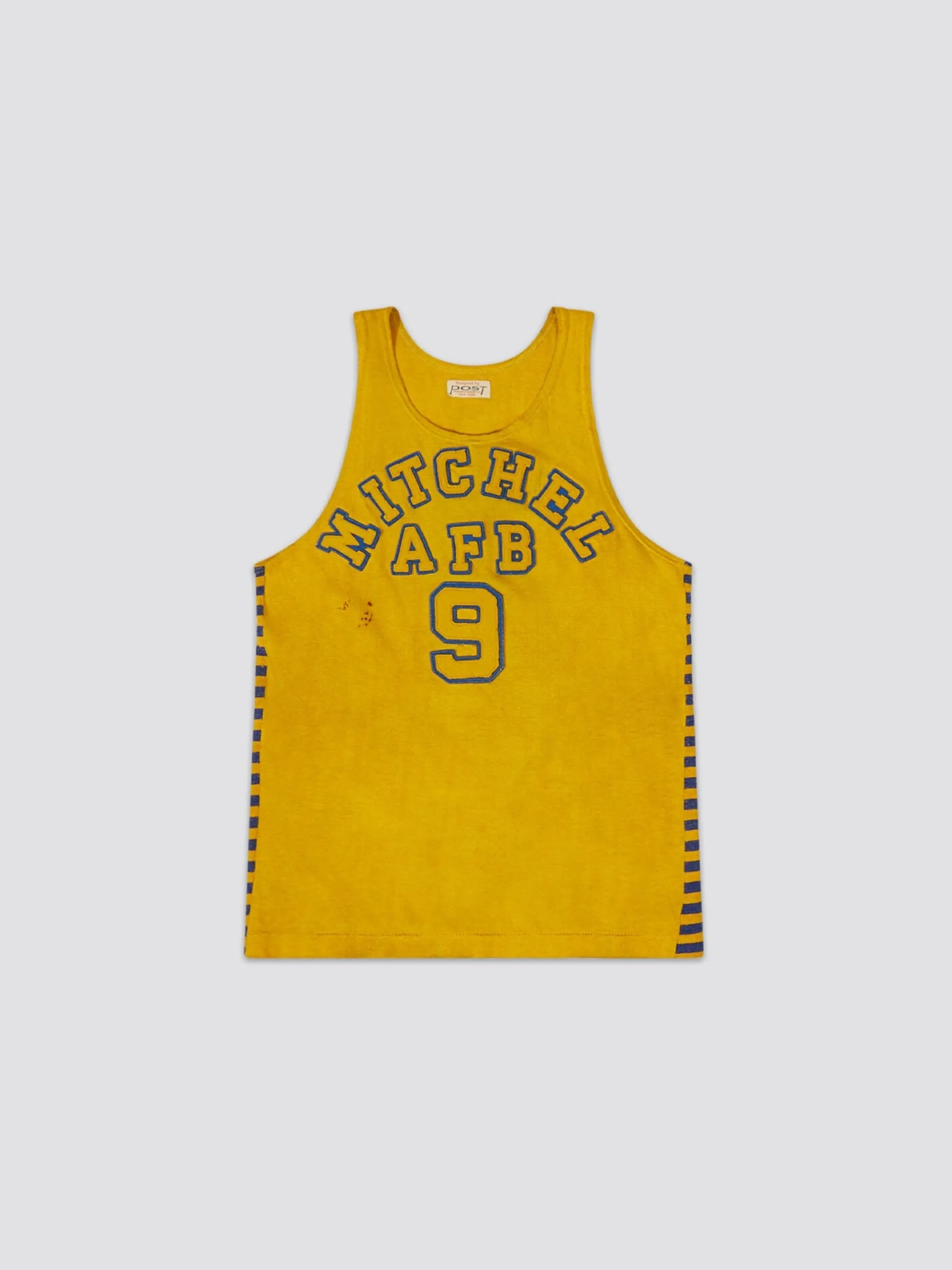 VINTAGE MITCHELL AFB 1950s BASKETBALL JERSEY
